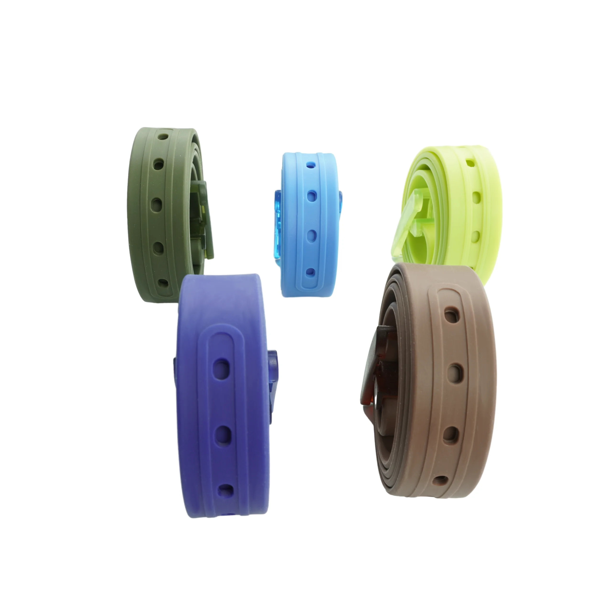 Фабричная пластиковая пряжка, разноцветный силиконовый ремень для гольфа, модные резиновые ремни с пряжками из сплава