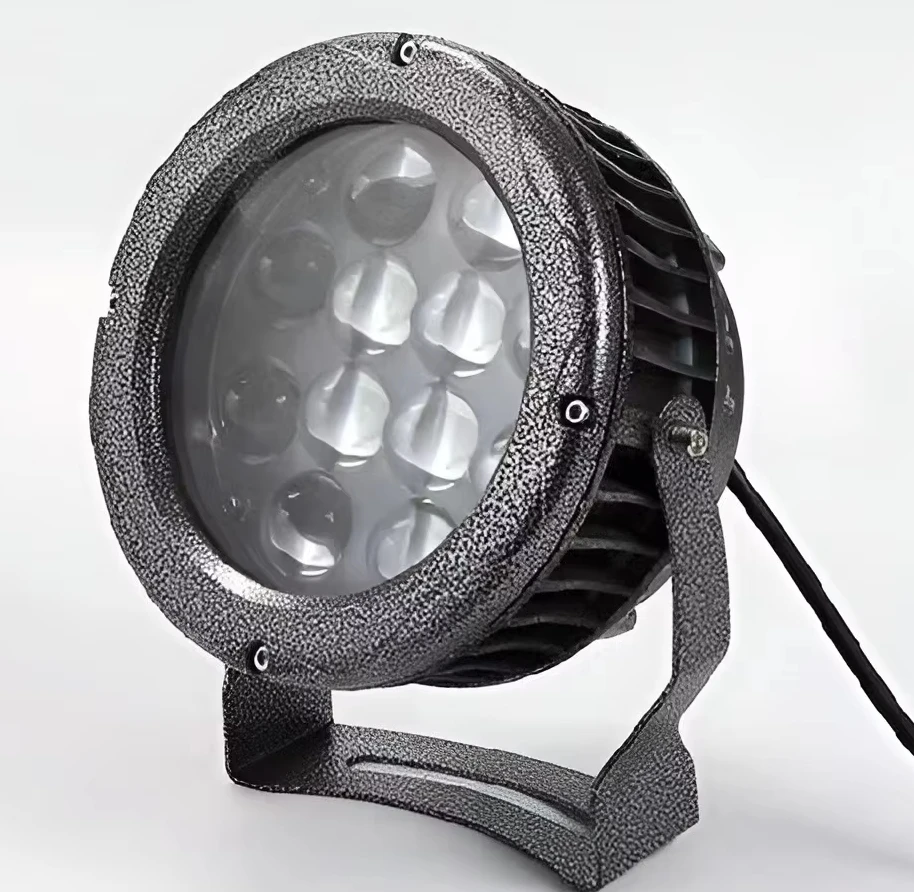 LED projection light remote ultra bright outdoor waterproof building exterior wall strong light Circular spotlight