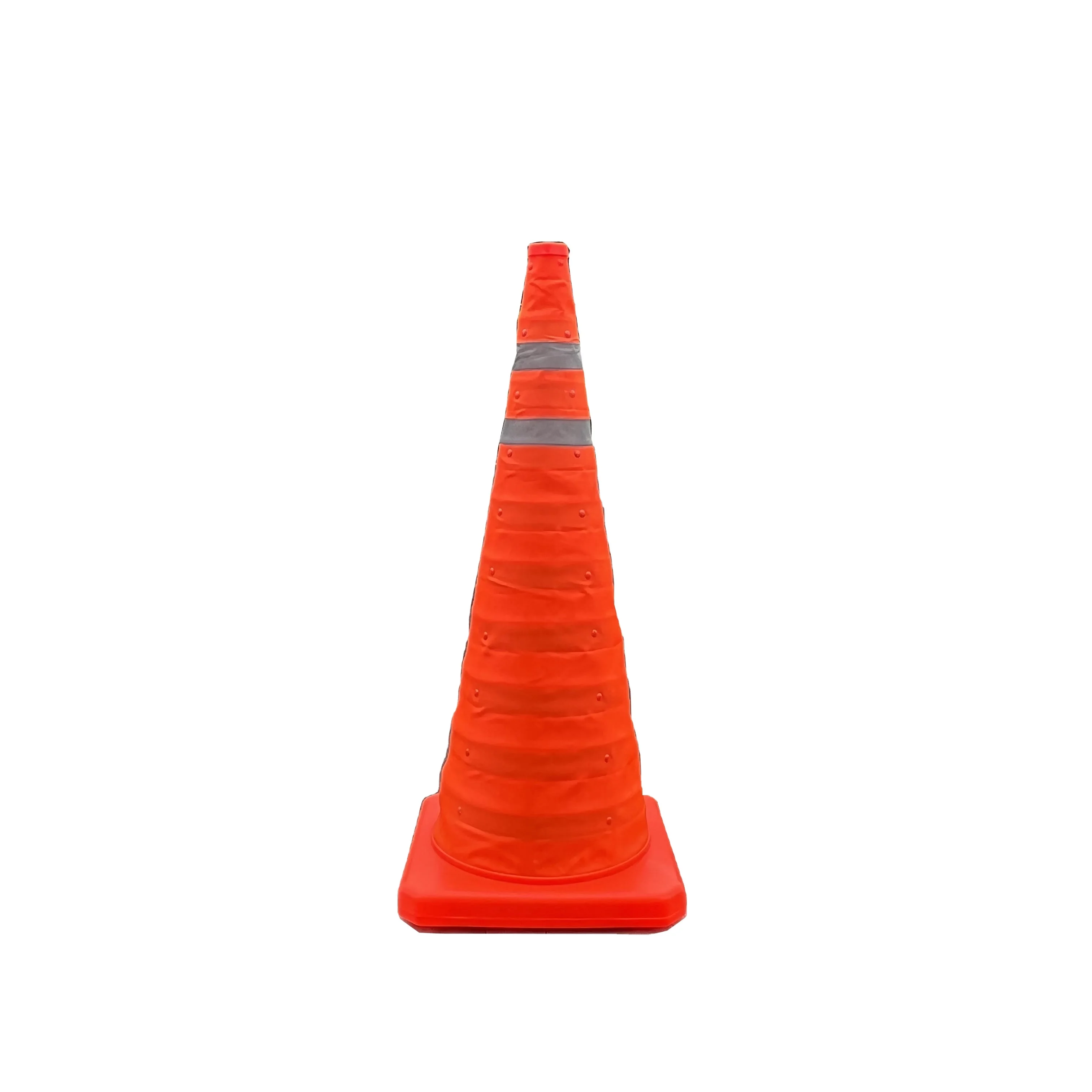 70cm Wholesale Custom Folding Roadway Safety Portable Collapsible Traffic Reflective Road Cones