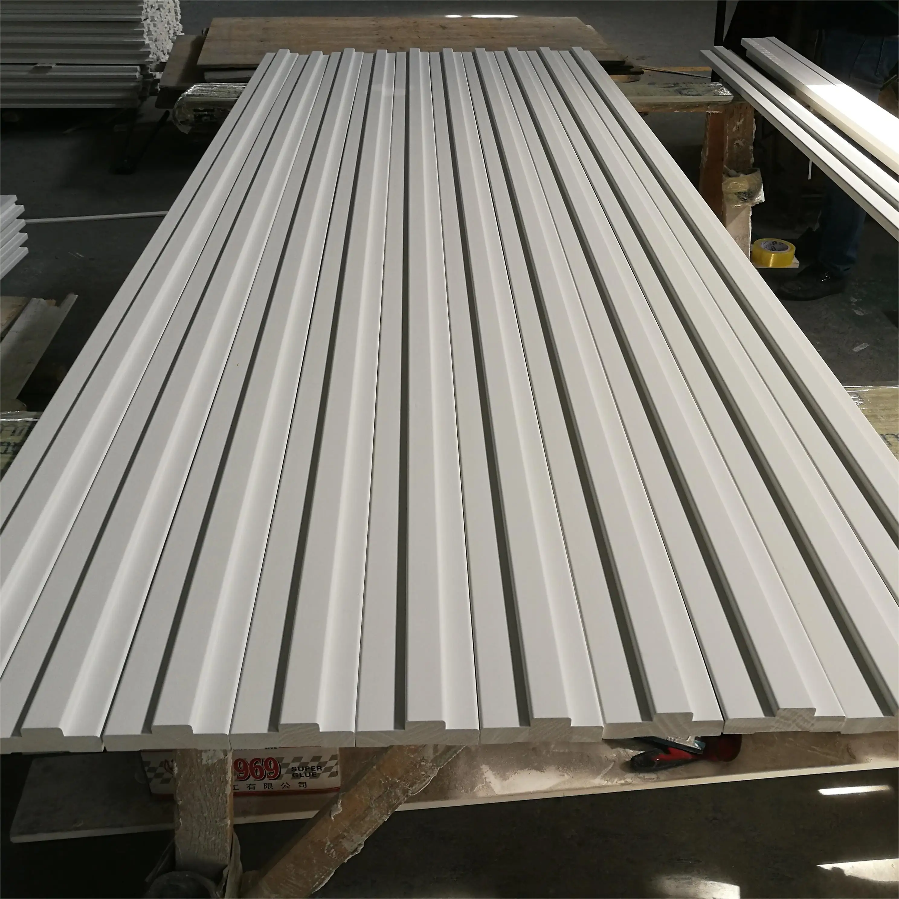 White Primed Pine Wood Double Rabbet Door Frame