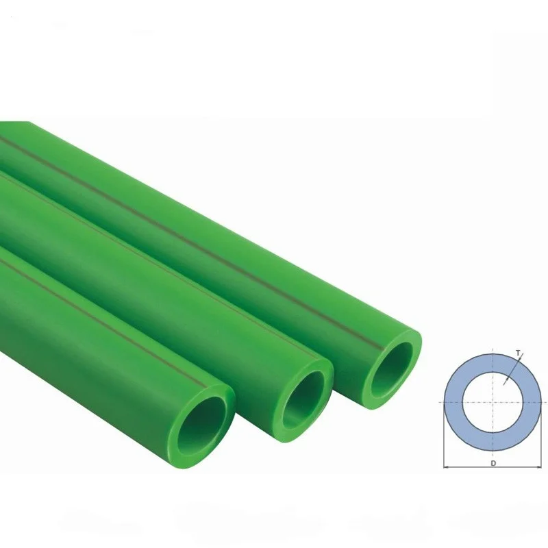 Hot Sale PPR Water Pipe DIN8077/8078 PN12.5 Plastic Tube Ppr Pipe Fittings for Water Industry