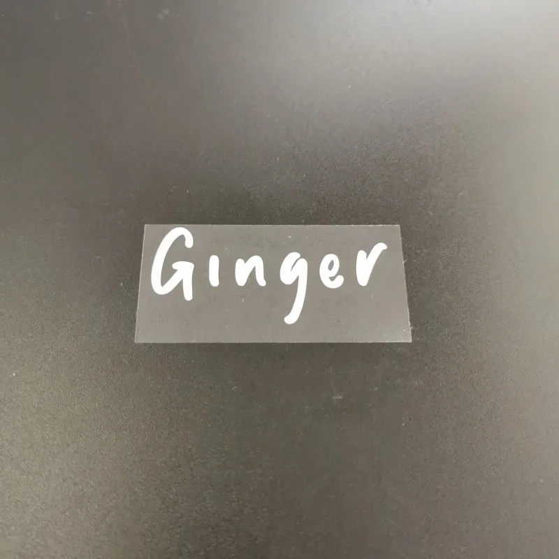 Custom car lettering stickers with no background