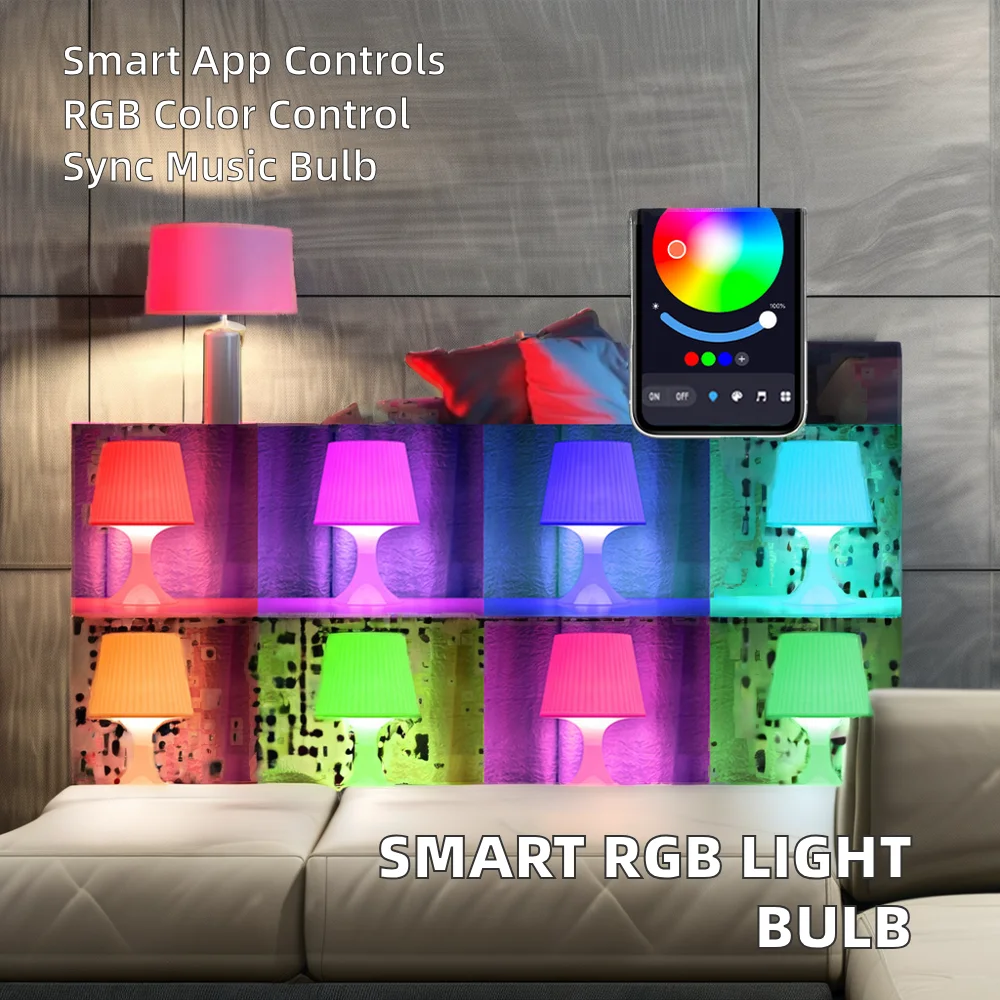 Hot Selling China 5W 9W 10W LED Smart Light Bulbs Alexa-enabled GU10 E14 E27 with Bluetooth Switch Mode