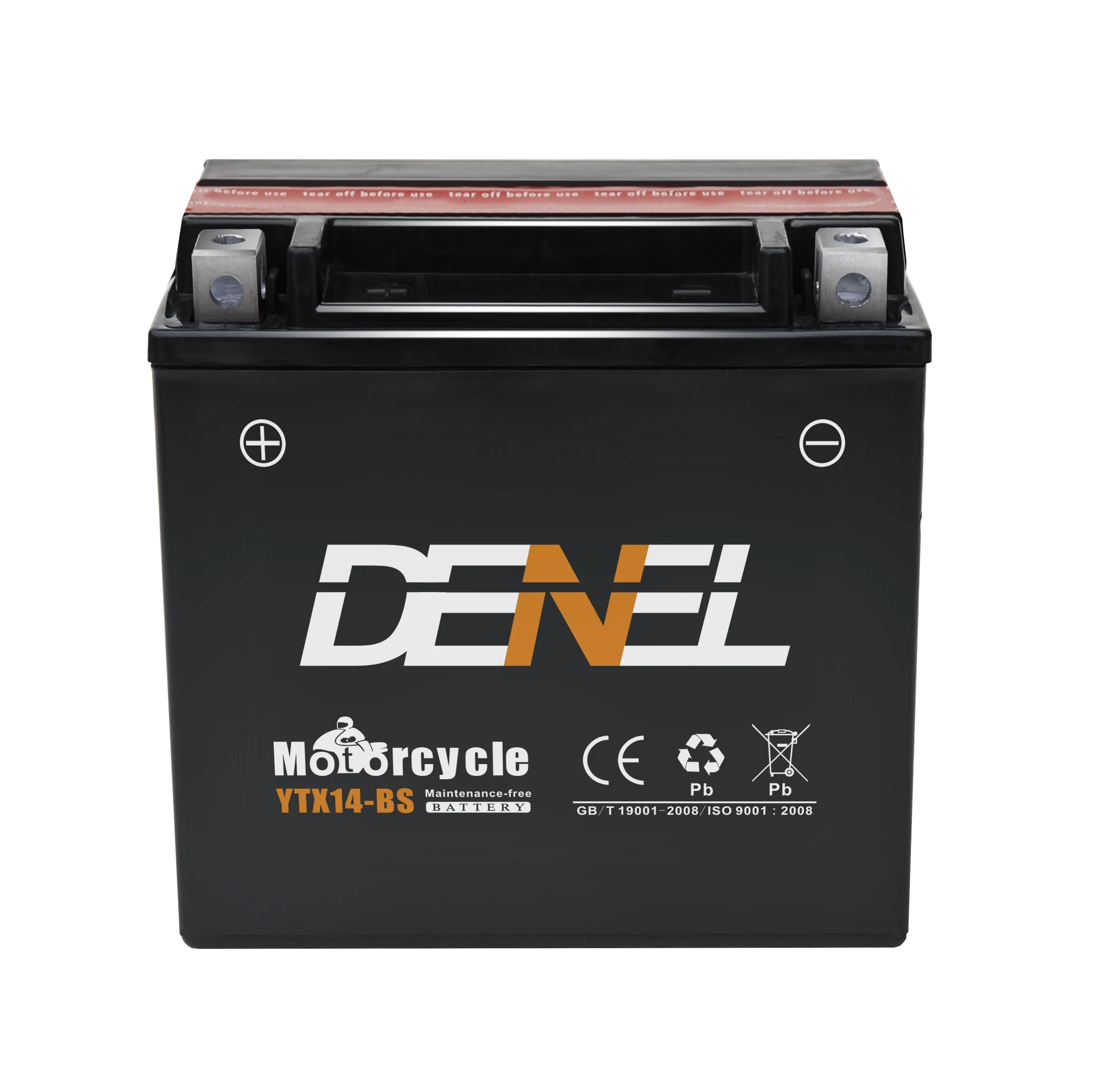 DENEL Китай Оптовая дешевая цена mf superior (YTX14-BS) батарея для мотоцикла