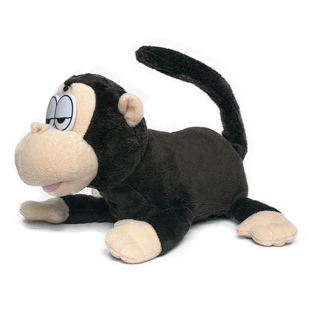 Naughty Plush Puppet Monkey  Education Plushie Toys Rolling Laughing Electronic Stuffed Animal Toys Monkey