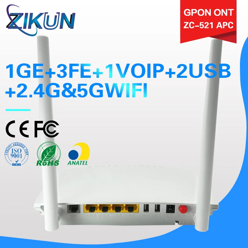 wholesale products 5g modem ZC-521 ONUs GPON for f670L eg8145v5