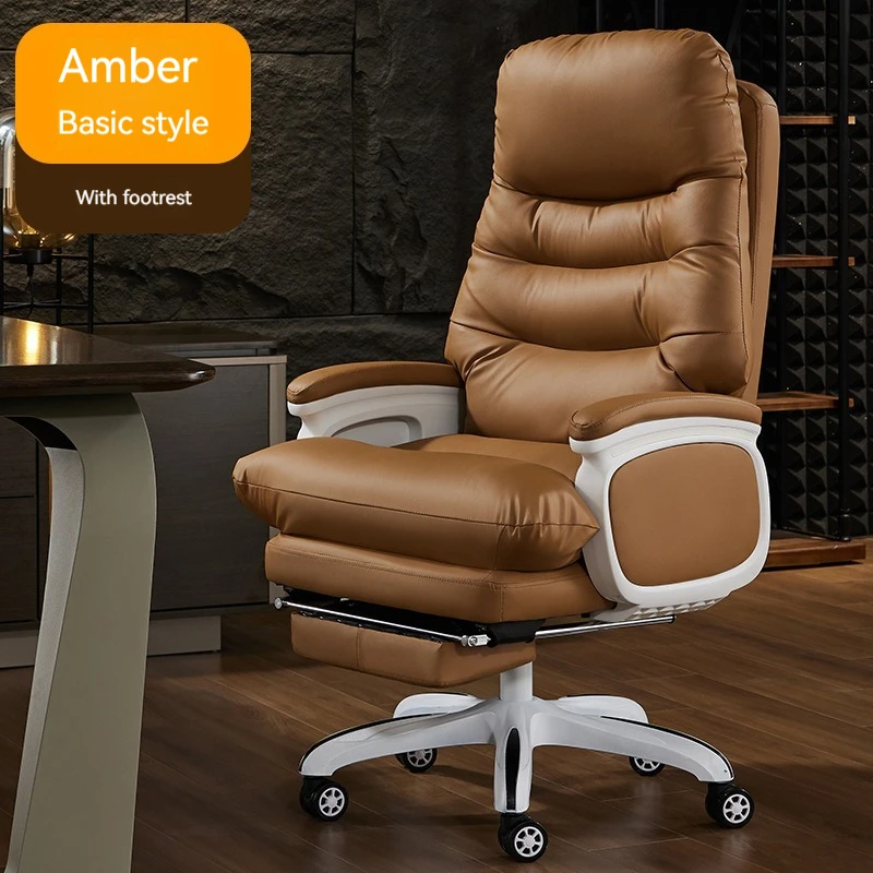 new luxury cheap footrest high back leather executive boss sleeping computer chair reclining swivel ergonomic office chair