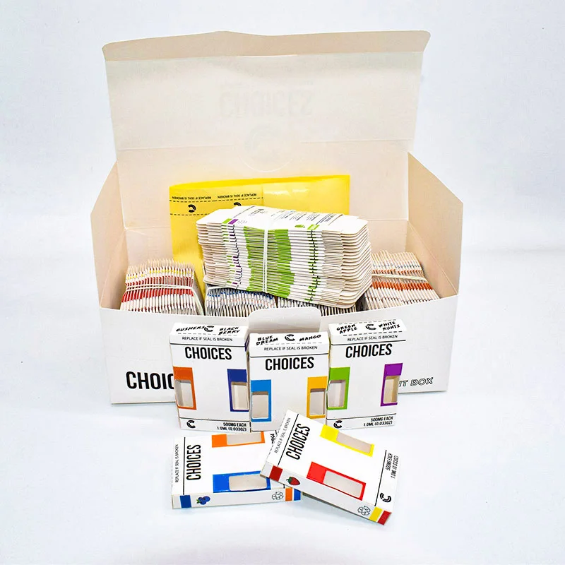 
All Ceramic Cartridge Vape Pen 0.5ml Pure One Muha Meds Dabwoods Choices CBD Extract Oil Vape Cartridge 