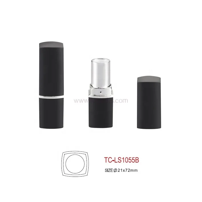 custom logo cosmetic packaging wand tubes plastic empty square lipstick tube container