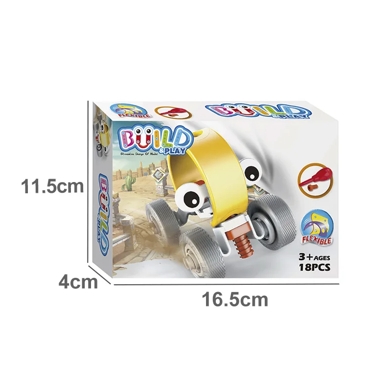 
Shantou Hanye Intelligent DIY Assemble Toys Plastic Developing Flexible Model Building Blocks For Kids 