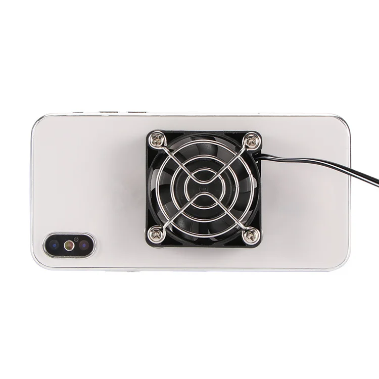 1PC USB Powered DC 5V phone  Cooling Fan Brushless mobile phone Heat Sink cooler case