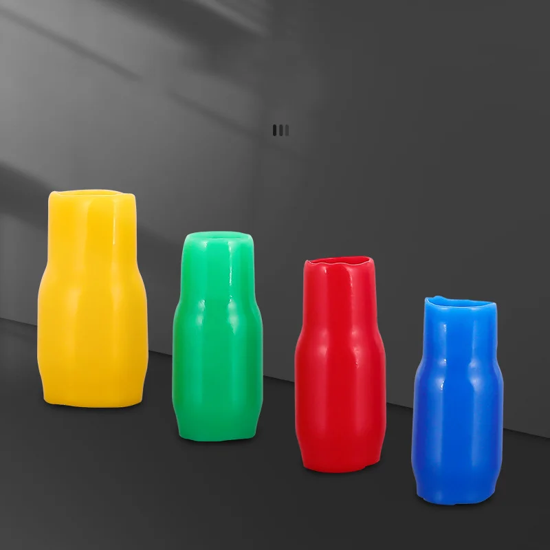 Huaju New Factory Free Sample Red Blue Yellow Green OEM Custom Colorful PVC Insulating protective sleeve