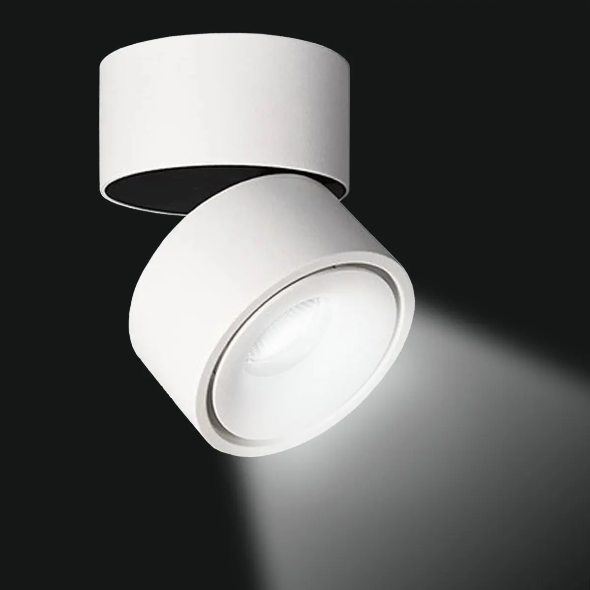 Aluminum commercial cob down light 10w modern adjustable ceiling led downlight design 110v-220v white light