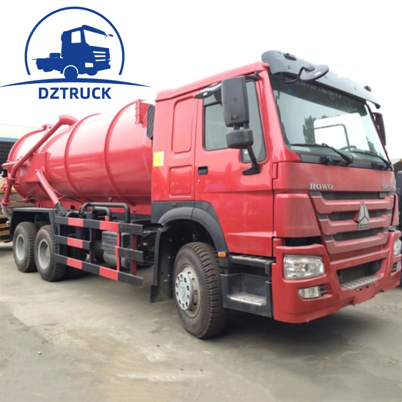 New 6X4 400HP Vacuum Cleaning Tank High Pression Sewage Suction Truck