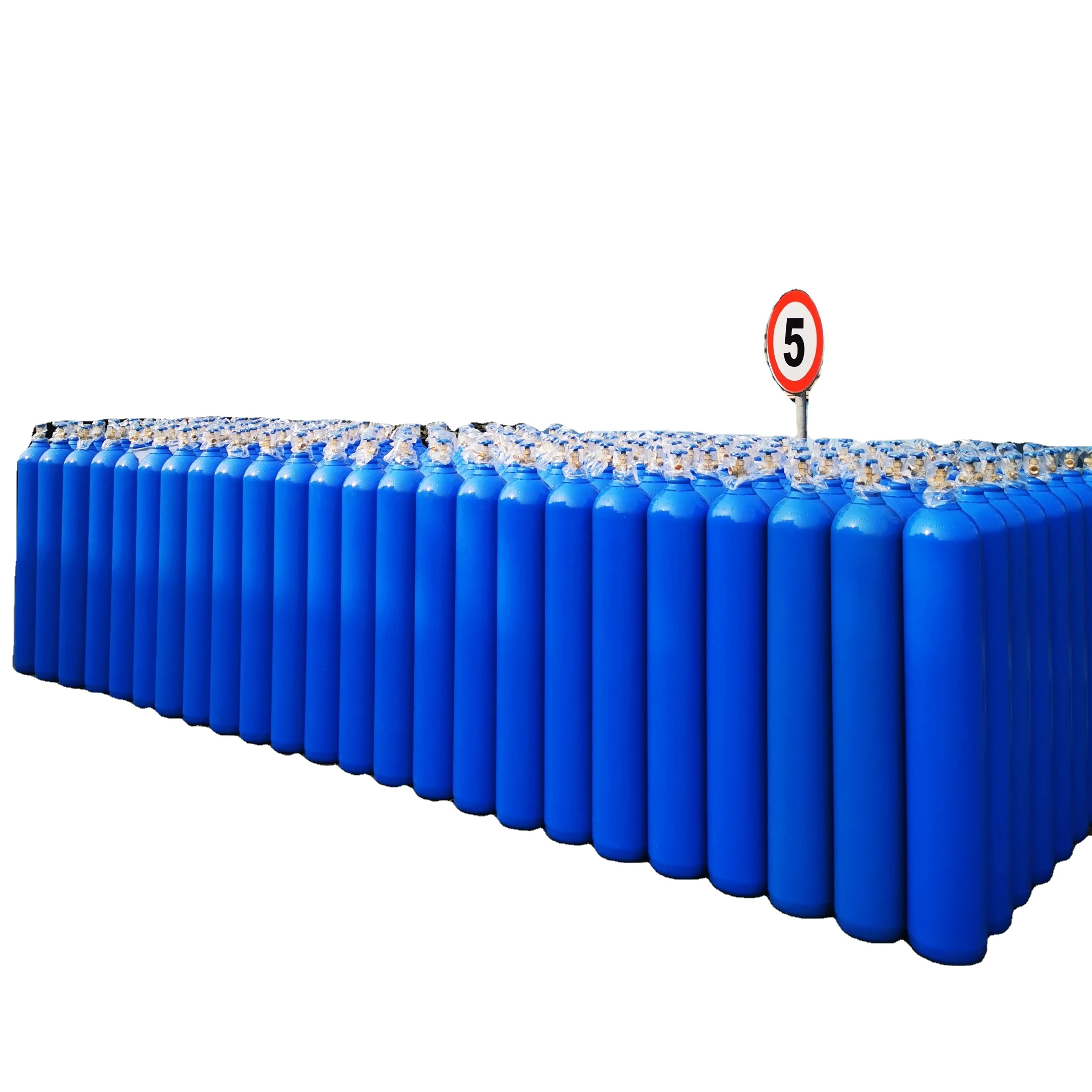 Oxygen Helium CO2 Gas Steel 60bar Low Pressure 50L-90L Liquid Emptiness Cylinders Certified by ISO9809-1