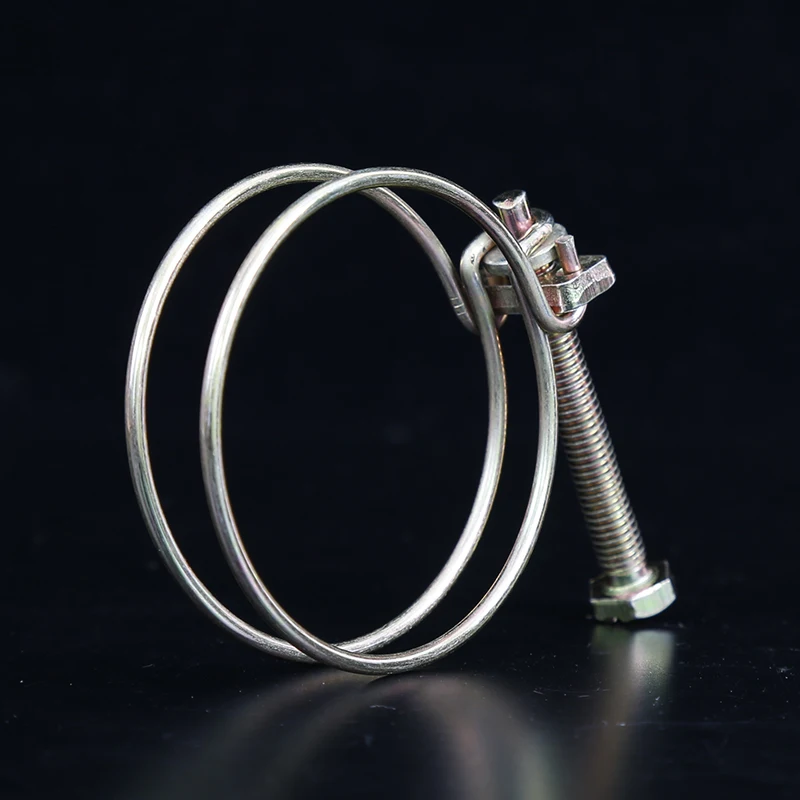 Fastener Hardware, Double Wire Hose Clips High Strength  for Hose Chemical Industry