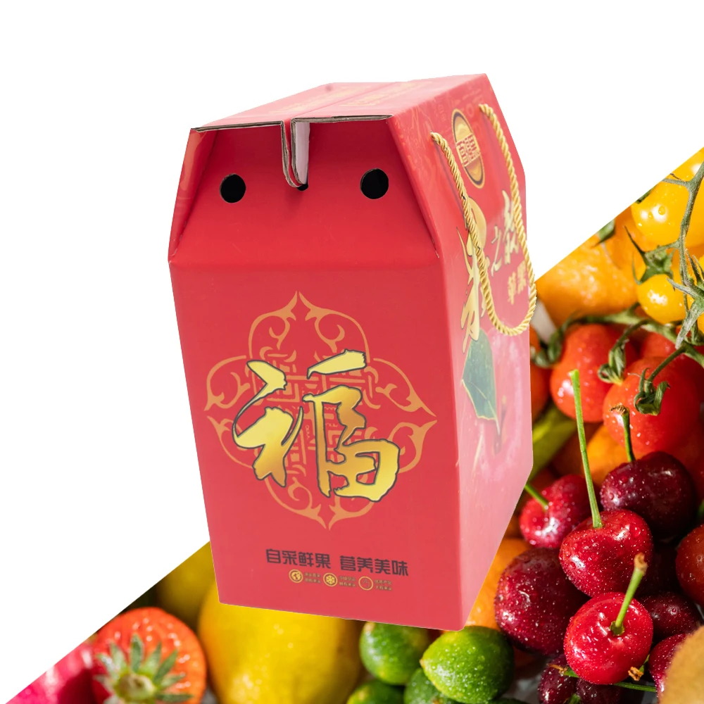 Sweet fresh Pitahaya fruit shipping carton packaging box packing dragon fruit export boxes cartons box for fresh fruit