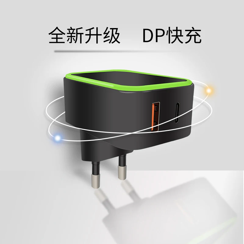  2019 универсальное настенное зарядное устройство USB для Android адаптер питания переменного тока с PD QC3.0 Тип C US EU двумя портами стенная