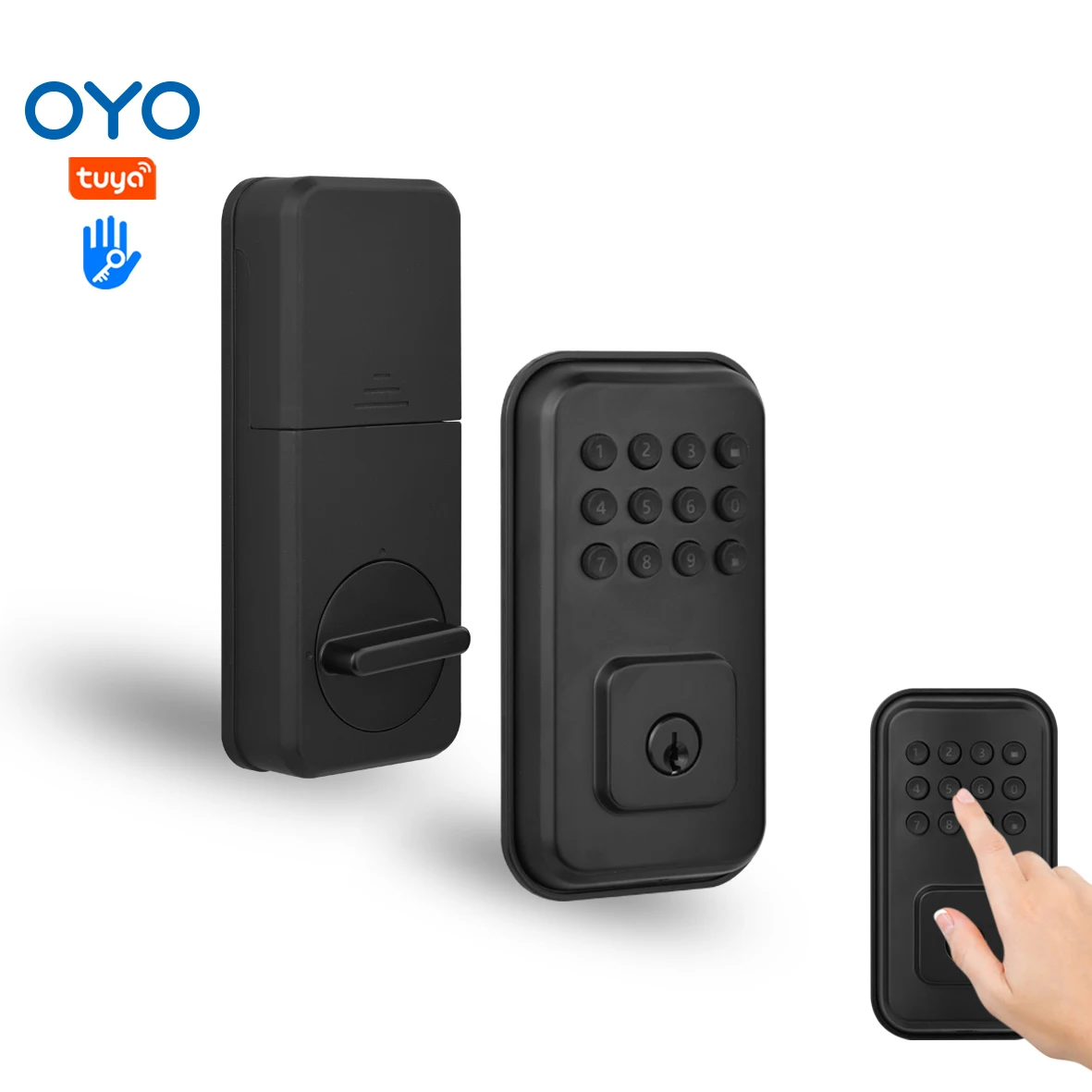 OYO смарт-отпечатков пальцев цифровой широкий БЕСКЛЮЧЕВОЙ цифровой кнопочный водонепроницаемый электронный дверной замок цилиндр