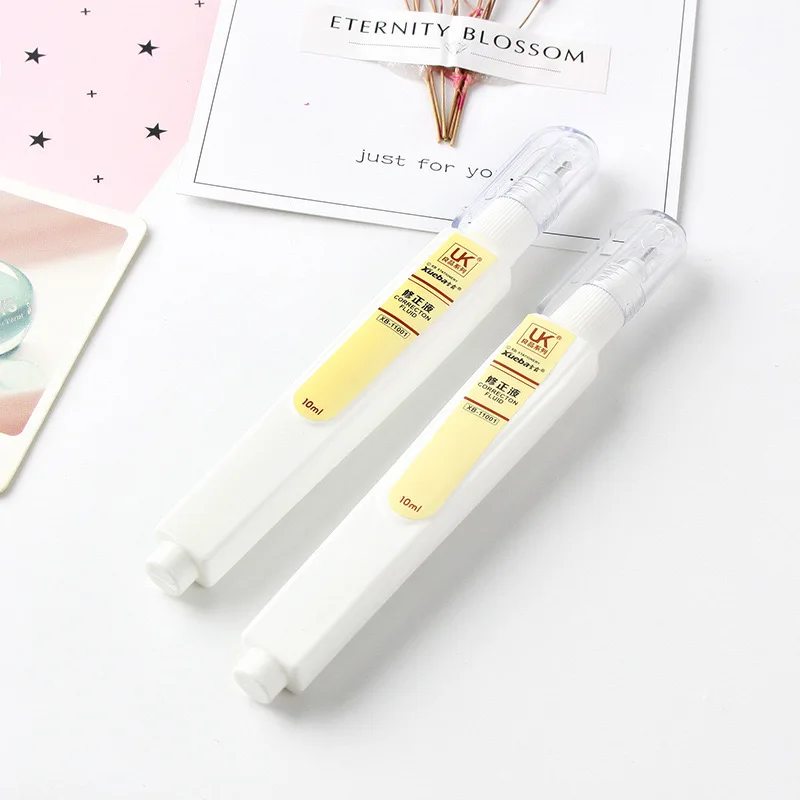 Eurolucky Hot Sale Correction Fluids Safety And Environmental Protection Correction Fluid Pen 10ML Fluid Pen Correction