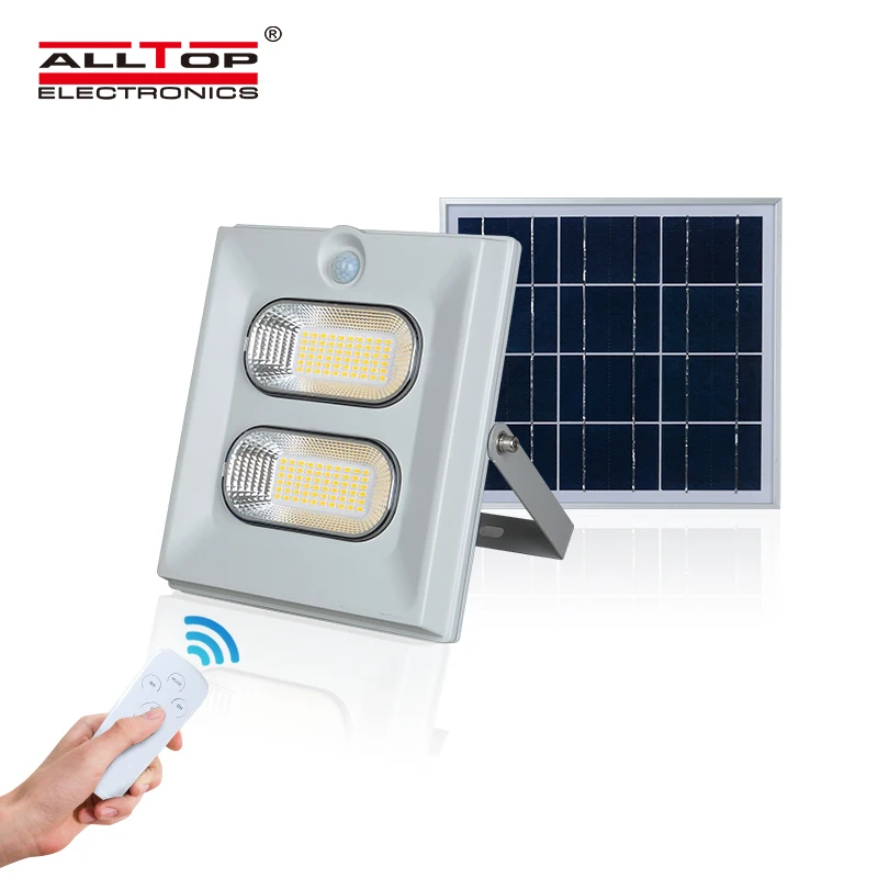  ALLTOP Высокое качество ABS Ip65 водонепроницаемое Наружное освещение 50 Вт 100 150 Солнечная светодиодная прожекторная