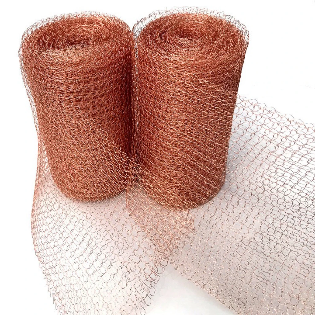 Different Woven Types Of Metal Knitted Wire Mesh/gas-liquid Filter/mist Eliminating Mesh