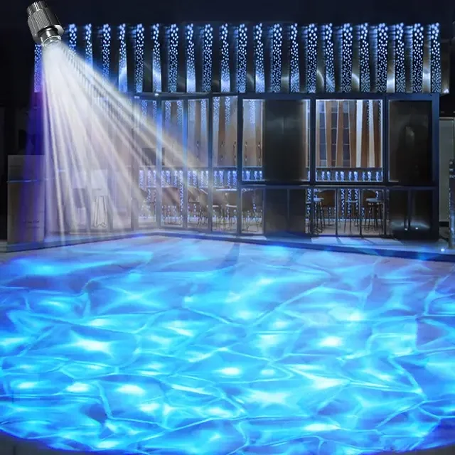 40 Вт-300 Вт уличная красочная водяная лампа светодиодный ночной клуб Dj Effect Light Ip65 Водонепроницаемый ландшафтный светильник Gobo проектор