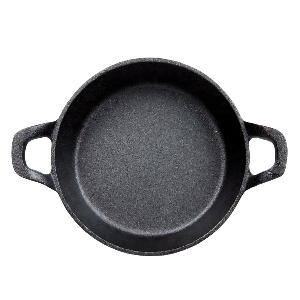 Mini Baking Dish Pan Cast Iron Kadai Small Dish Pan