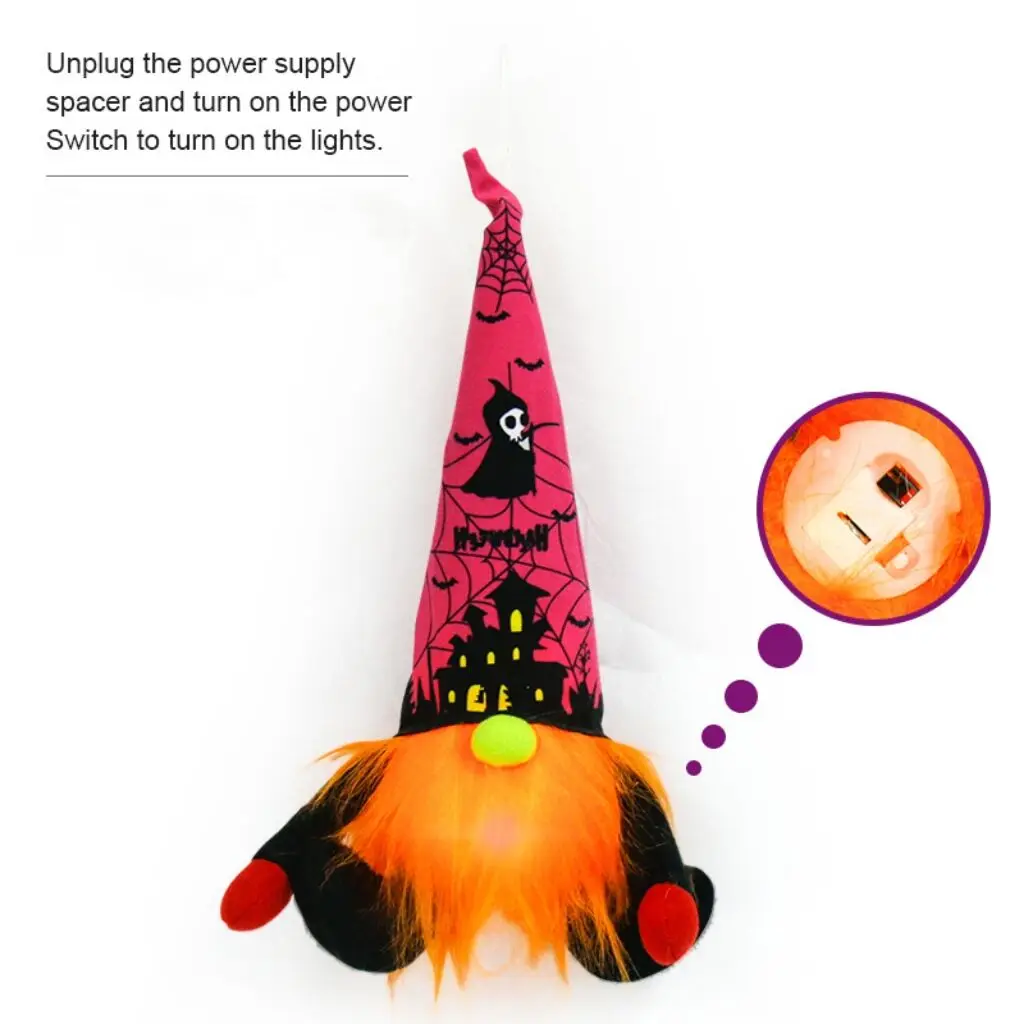 2021 Halloween Dwarf Faceless Doll Pendant Halloween Decorative Gift Sitting Rudolph Doll