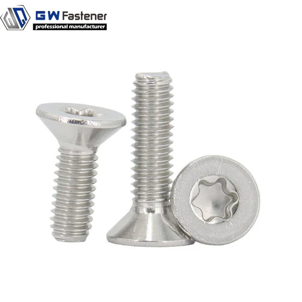 Factory price Flat head stainless steel A2 A4  machine screws