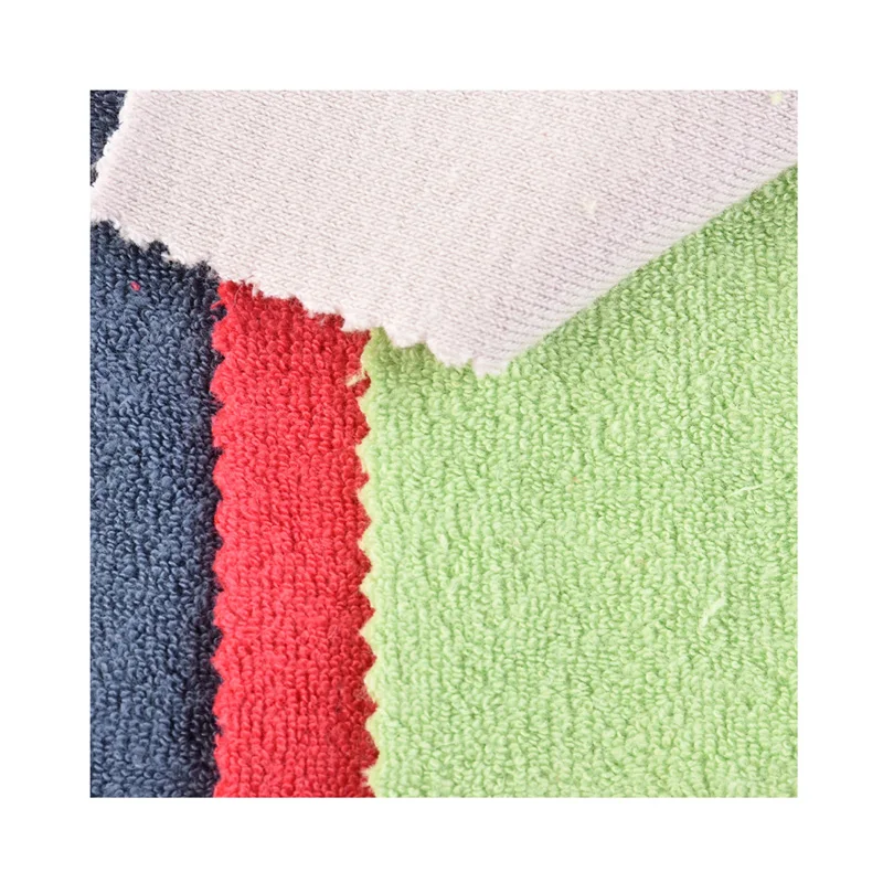 Spot knitted cotton terry cloth single-sided microfiber loop cloth bath towel shoe material clothing fabric wholesale
