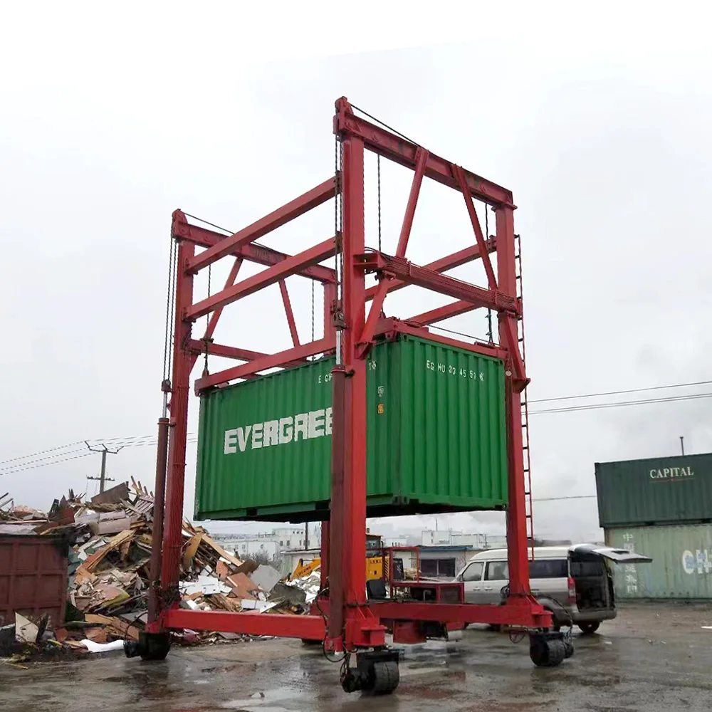 CE ISO Certificated Hot Sale 20FT 40FT Stage III Stage II Mobile Container Crane For Port Handing