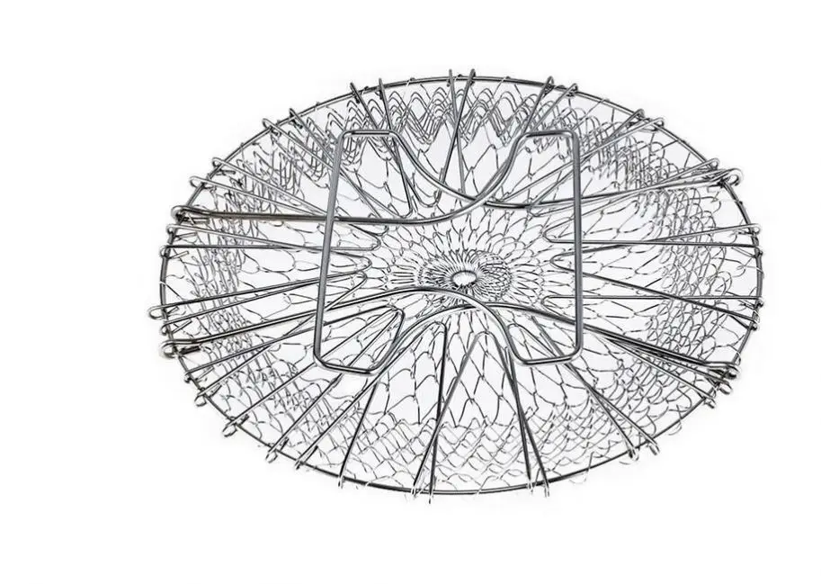 Food baskets stainless steel frying basket stainless steel folding french fries basket