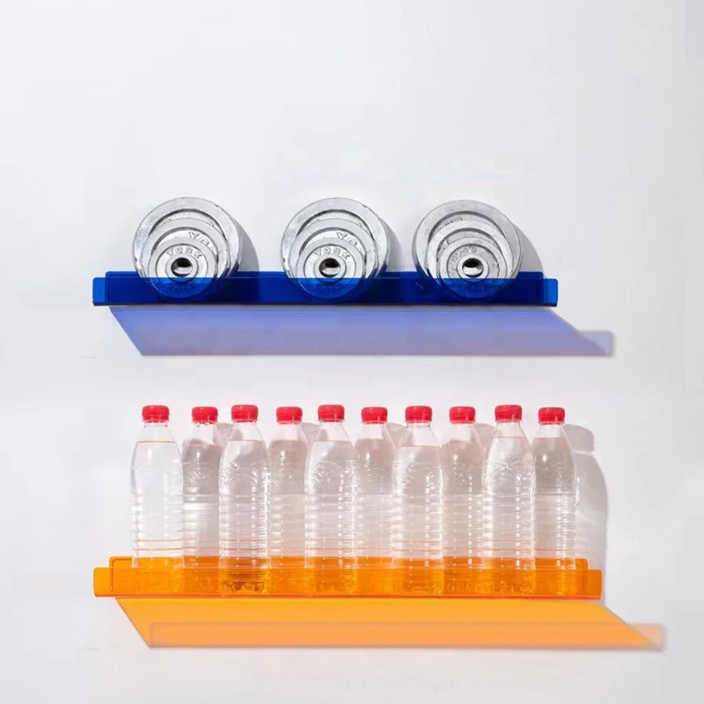Acrylic riser display shelf Candy shelf display wall Kitchen shelf riser