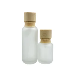 50ml 110ml goats milk lotion pump bottle transparent cosmetic glass bottle for skin care