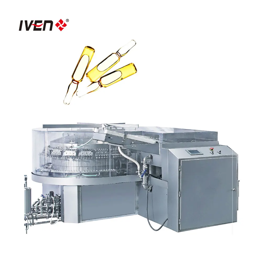 Whole Production Line Equipment System Injectable Cephalosporin Plastic Glass Ampoule Washing Drying Filling and Sealing Machine