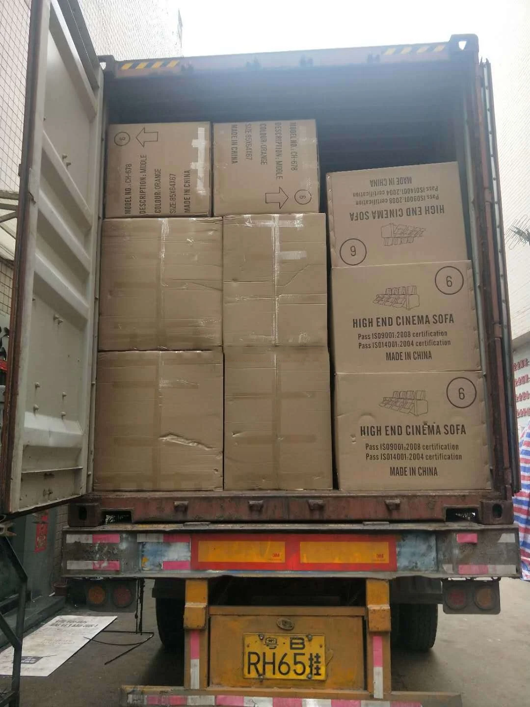 Italian leather home cinema sofa comfortable theatre seat electric recliner chair with wireless charger and led lights