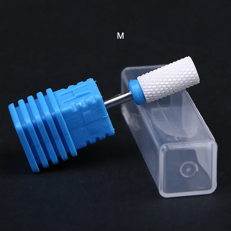 Cone Carbide Nails Drill Bit Rotary Burr Cuticle Clean Bits Milling Cutter For Manicure Nail Salon Tools