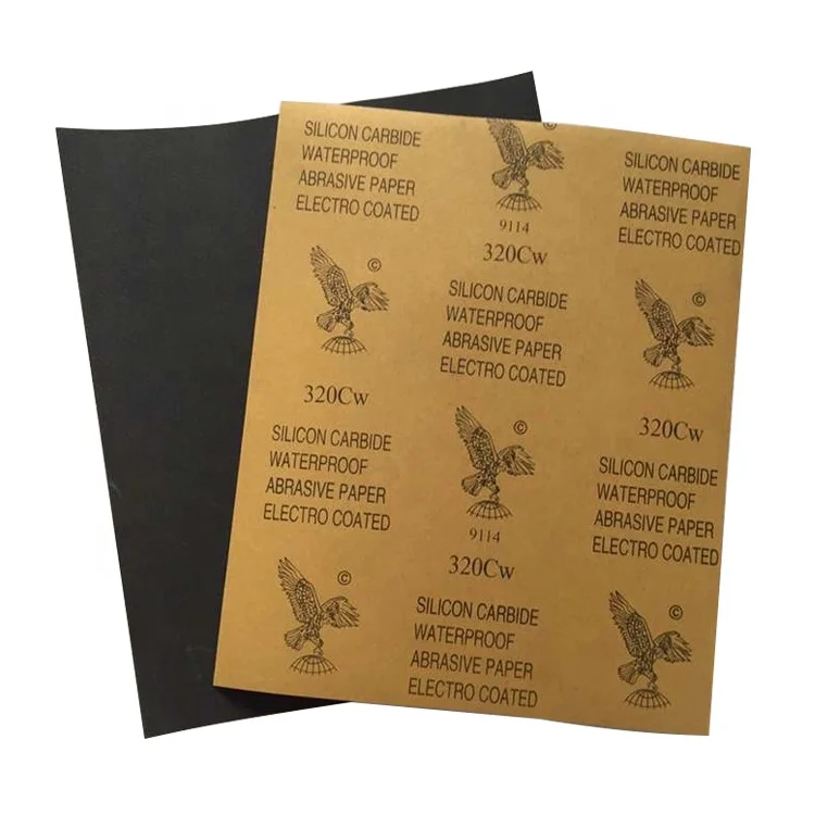 
sanding paper dry and wet abrasive sandpaper factory price 