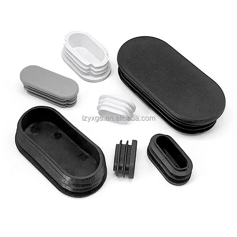 Oval Tube Plug Denier Shaped Plastic Tube Plug Furniture Table and Chair Anti-slip Wear-resistant Inner Plug