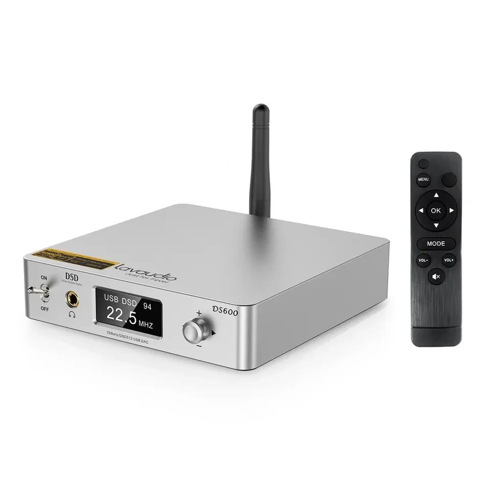 1Mii HiFi Bluetooth 5.0 Music Receiver Long Range Bluetooth Adapter with Audiophile DAC, LDAC, aptX HD, OLED Display & Optical