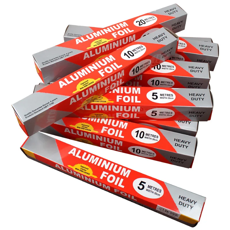 household aluminium foil for pharma packaging papel aluminium food grade aluminium foil roll