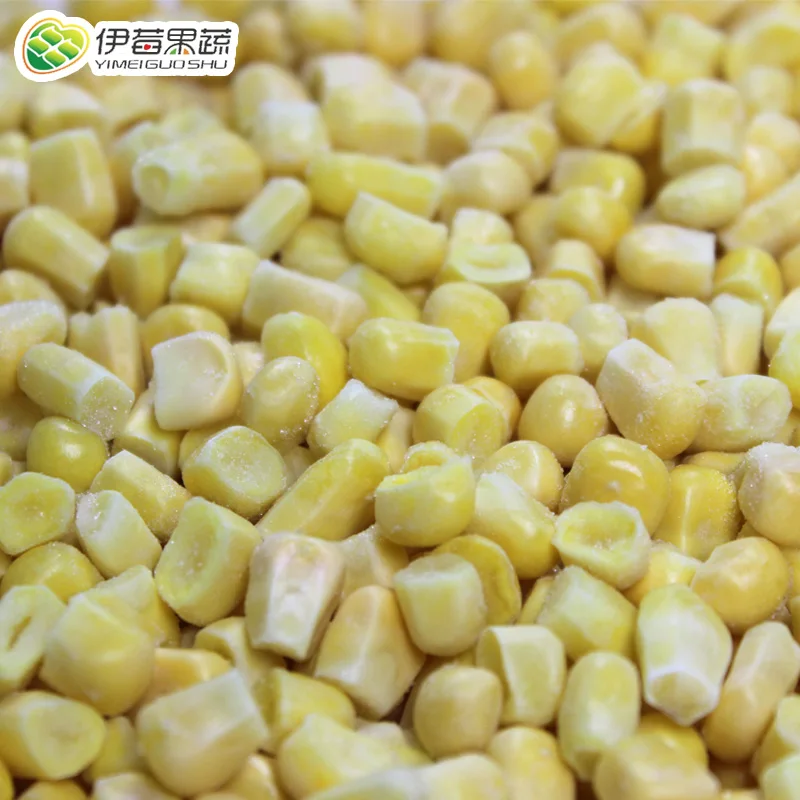 China Manufacturers Nutritional Dried Boiled IQF Frozen Corn