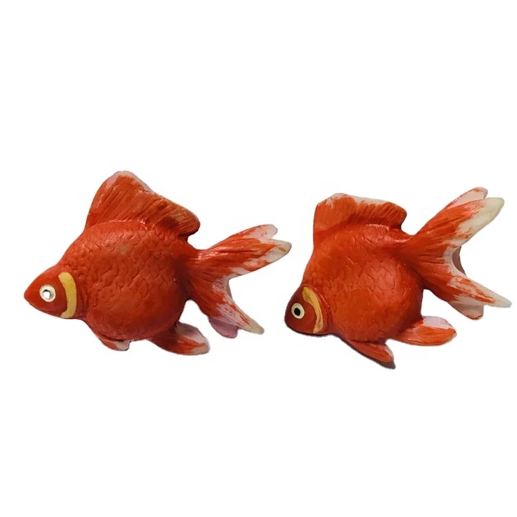 Cheap Custom resin gold fish fridge magnet for souvenir