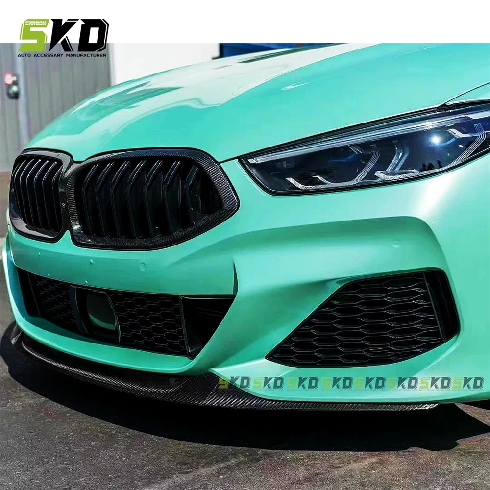 850I Style Dry Carbon Fiber Front Bumper Lip For BMW 8 SERIES G14 2020-on Front aero Kit