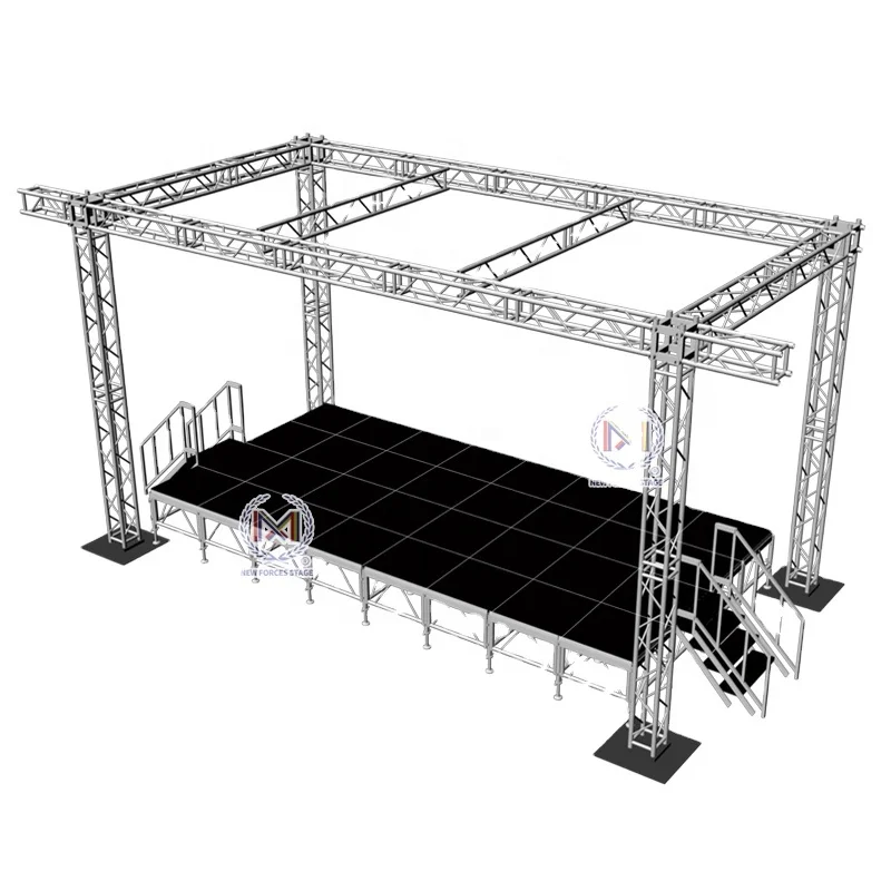 Custom Stage Decoration Truss Hanger Rotating Lighting spigot Truss Trelicas