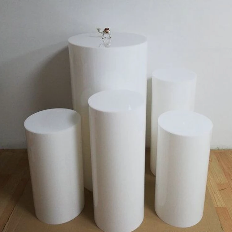 long /large acrylic cylinder Manufacturer,wedding round large acrylic cylinder display stands