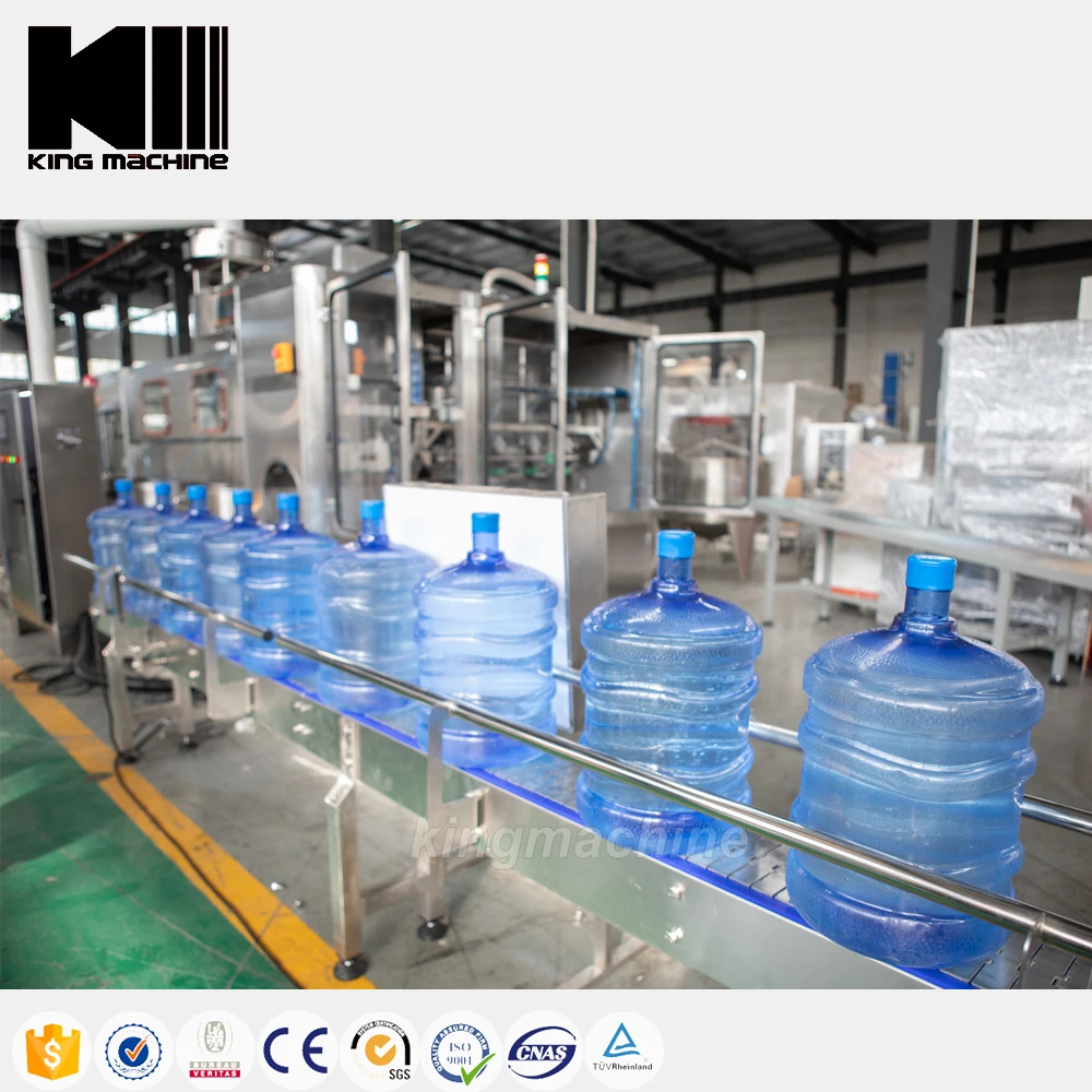 Factory Automatic Outside and Inside Washer 20 Liter 5 Gallon Pure Water Filling Machine