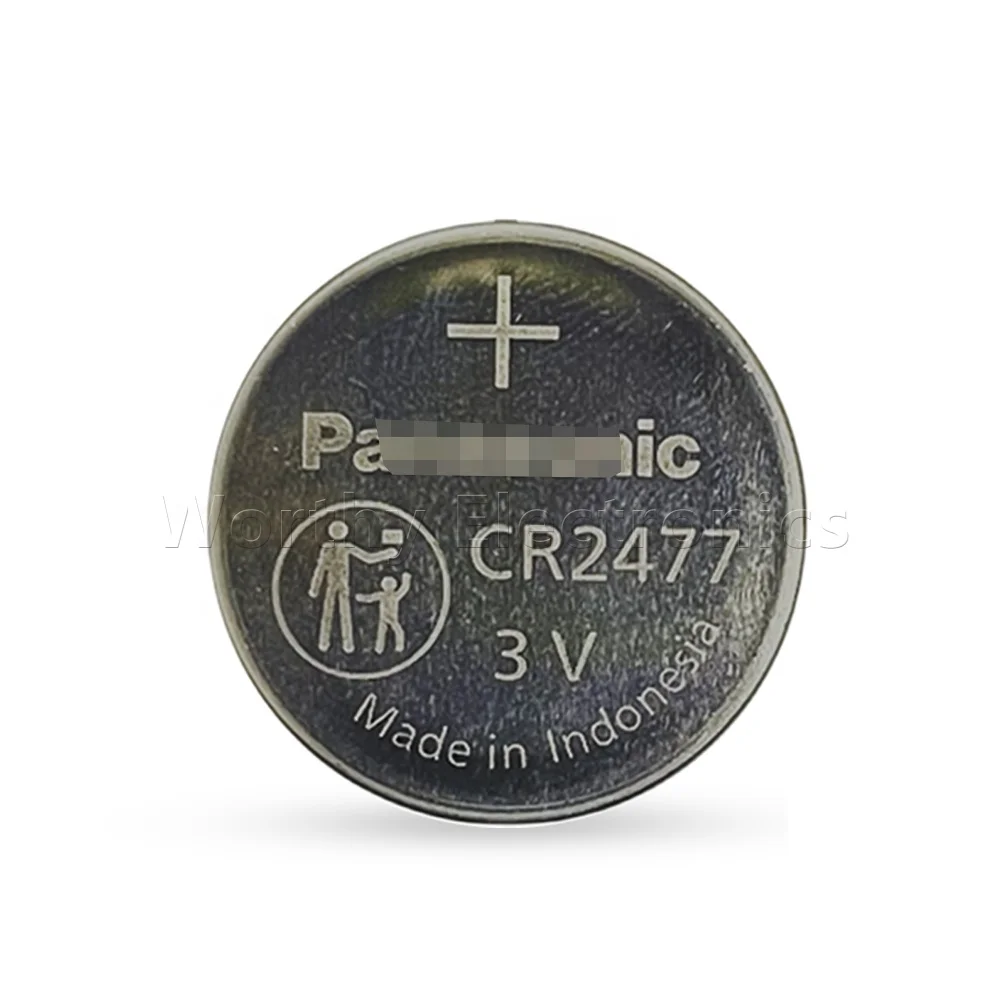 Electrical components   3V 2477  Button battery SMD CR2477Lvchi