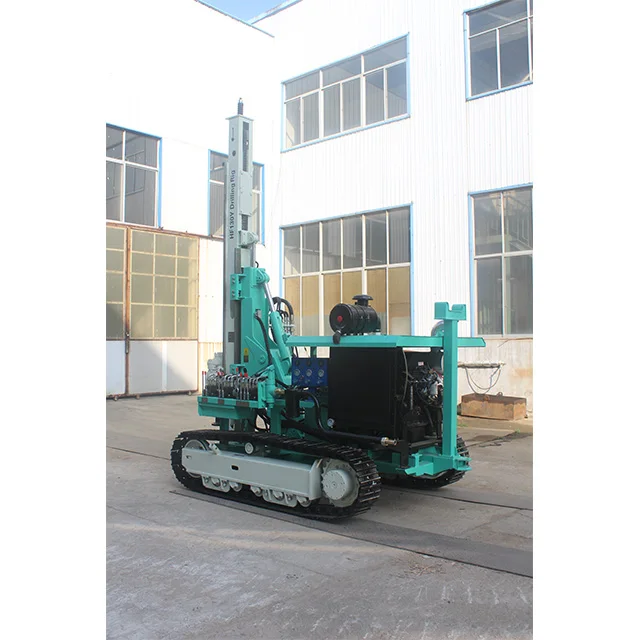 Гидравлический гусеничный фотогальванический сваечный аппарат на солнечной батарее для сваи H/C/O/U